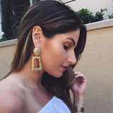 GOLD GEOMETRIC DANGLE EARRINGS™